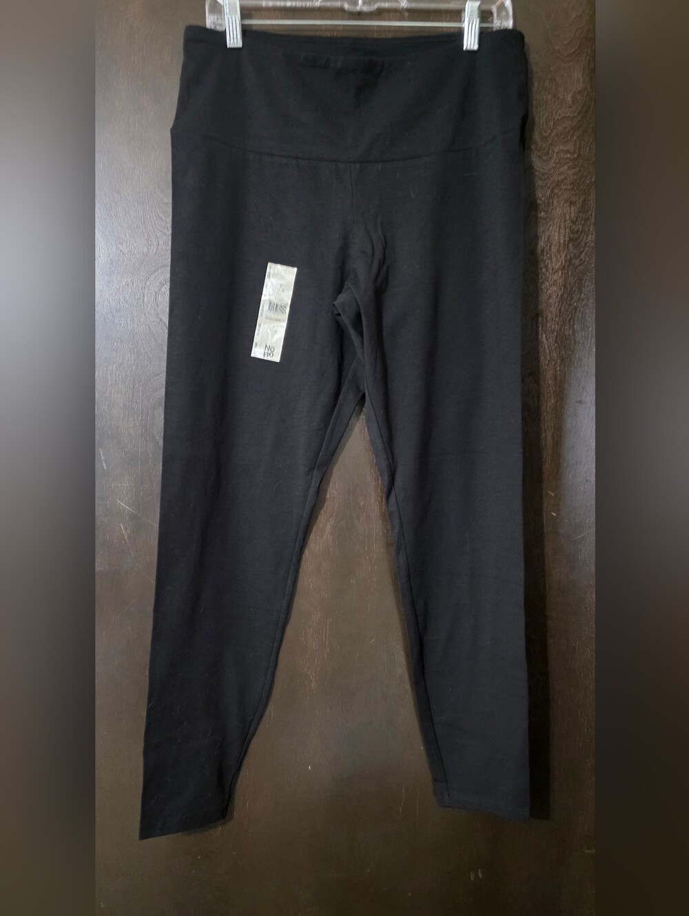 NOBO Black High-Waist Stretch Ankle Length Leggings Size XL (16-18)